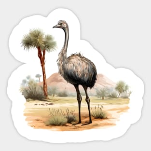 Ostrich Sticker